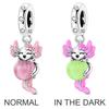 Charms Bead Copper Inlaid Zirconium Bowknot Love Heart Balloon Pendants Fit Original Bracelet Diy Jewelry