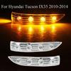 For Hyundai Tucso n IX35 2010 2011 2012 2013 2014 LED Housing Side Turn Lamp Mirror Mirror Signal Assembly Indicator Cover V3J4