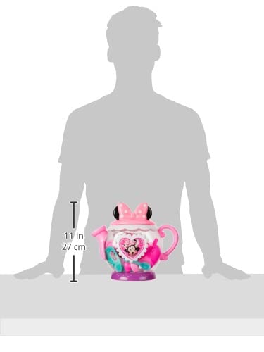 Minnie Happy Helpers Terrific Teapot Set, Multicolor Minnie Mouse Terrific Teapot, Kids Pretend Play Tea Set [Parallel Import]