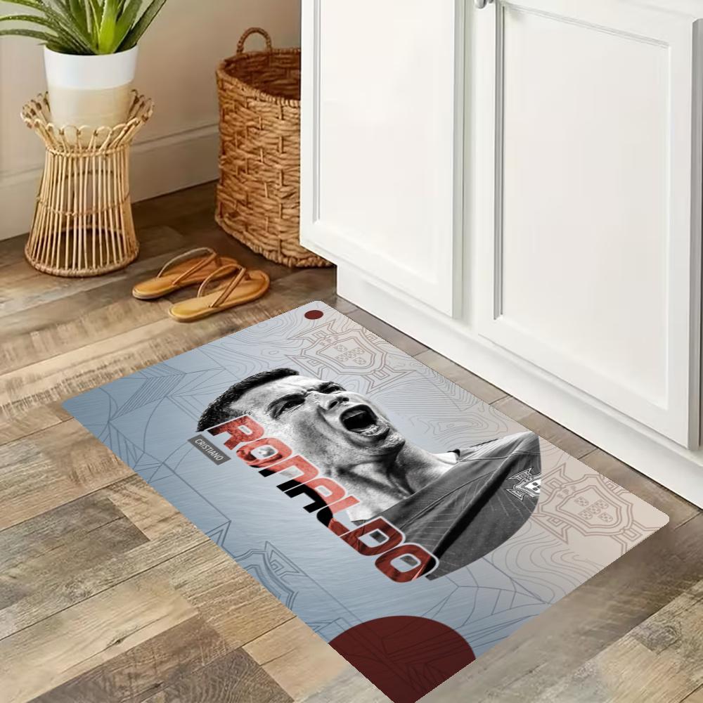 Cristiano Ronaldo Kitchen Carpet Nonslip Floor Mat Ideal For Indoor And Outdoor Entryway Door Mat Laundry Room Bathroom Foot Mat