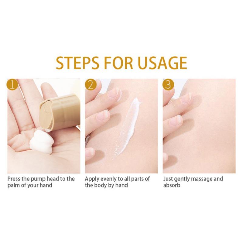 1PC Full English Goat Milk Hydrating Moisturizing Body Lotion Body Wash Body Cream