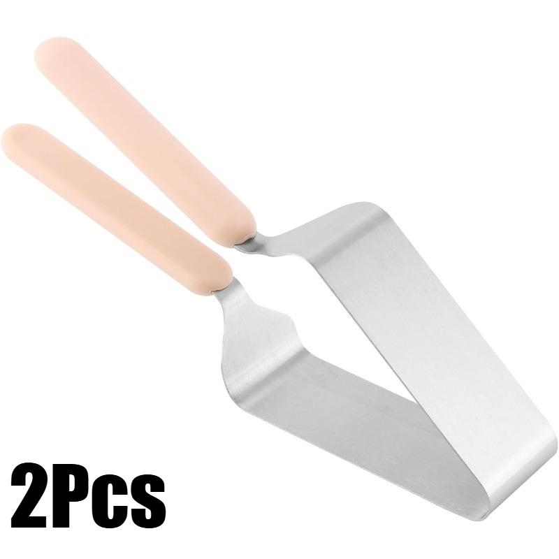 Stainless Steel Cake Divider Cake Slicer Cutter Triangle Cake Cutter Double Handle Design Strong Durable Easy to Clean Size