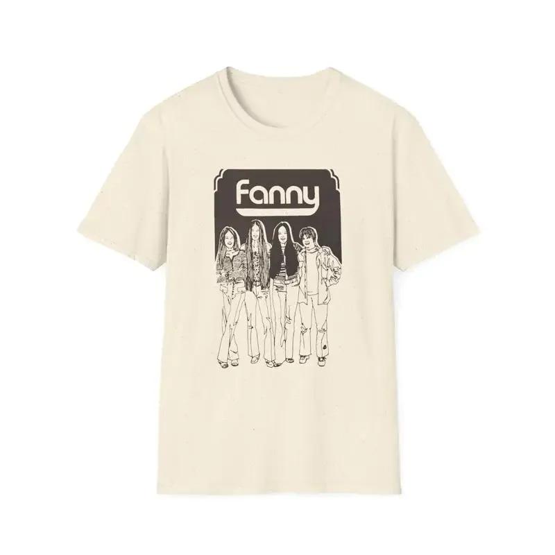 1970er Rock N Roll Band Fanny Show Poster T-Shirt