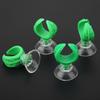 Aquarium Fish Tank Suction Cup Clips Airline Tube Holders Clamps(Green Inner Dia 17.6mm)