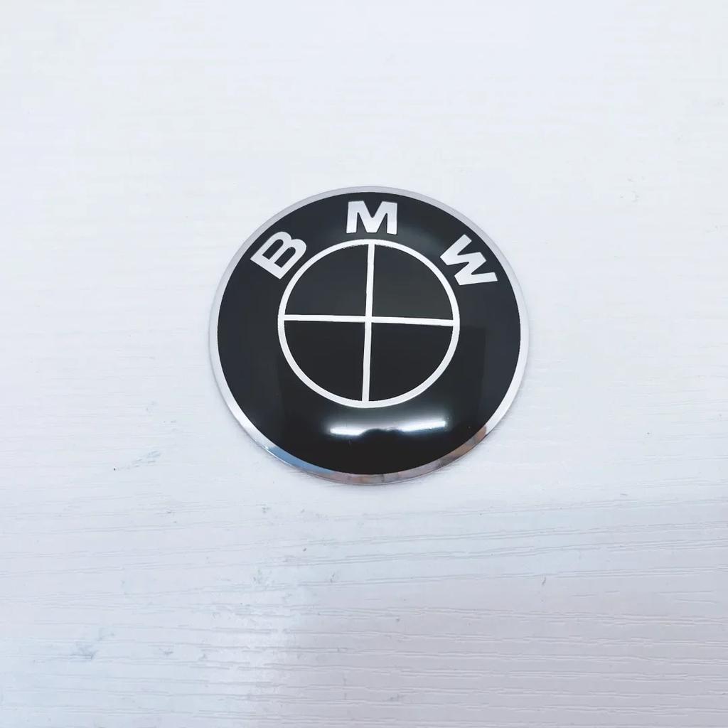 4pcs 56/60/65/70mm automobile wheel center sticker is suitable for BMW 1/3/5/X tire center metal sticker decoration.
