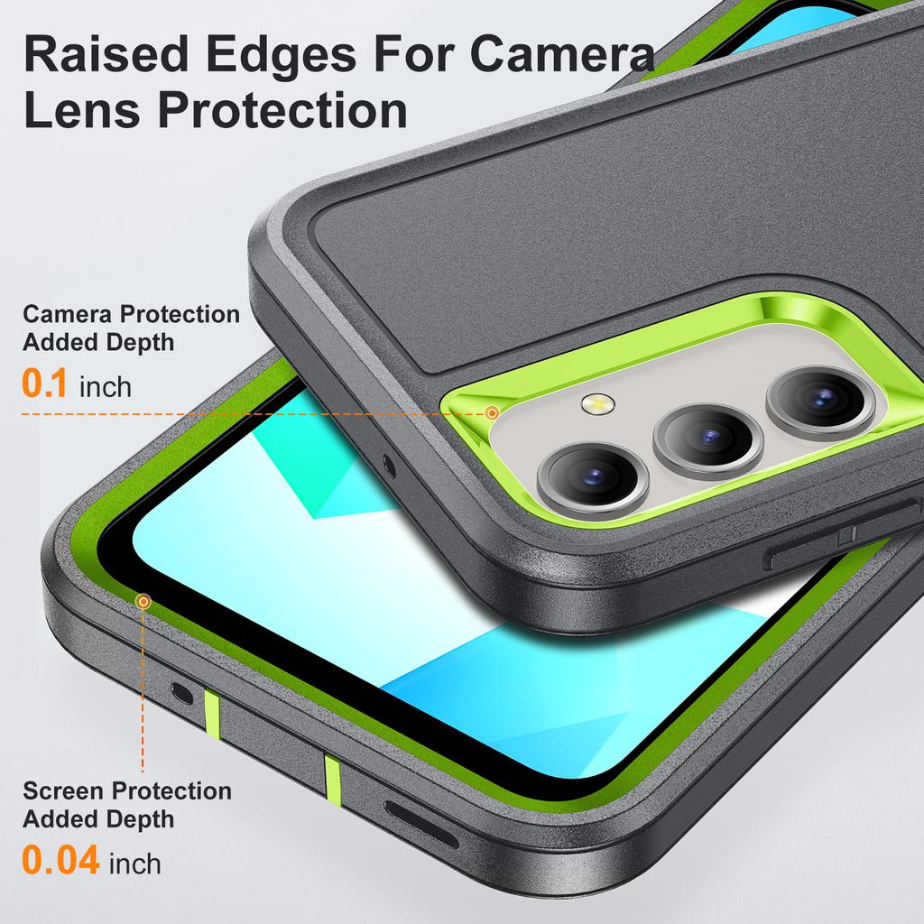 For Samsung A17 5G 4G Fall Protection Hard Armor Case for Samsung Galaxy A17 5g Galaxya17 A 17 Kickstand Phone Cover