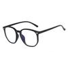 Simple Retro Irregular Rice Nails Decorative Anti-blue Transparent Lenses Women's Sunglasses