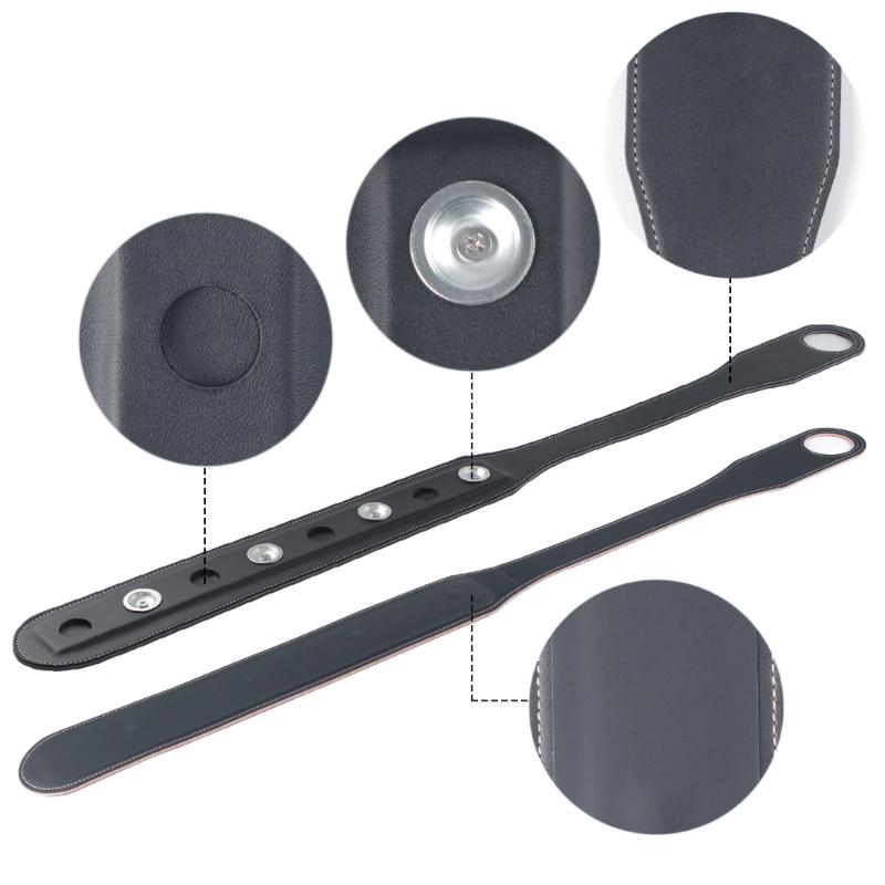 Verstellbarer PU-Leder Cello Endpinhalter Spikes Bodenschutz Endpinstopper für Zuhause Endpinauflage Cello Rutschfestes Pad