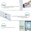 Dryer Vent Window Kit,4" Adjustable Window Vent Kit with Outdoor Dryer Vent Cover