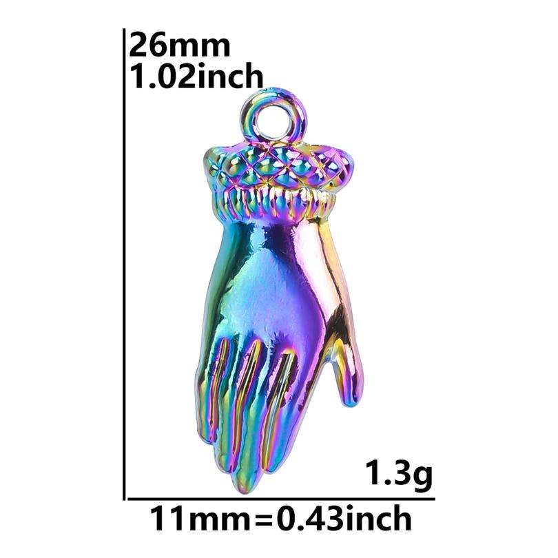 

2pcs Skull/Steampunk Charm Rainbow Filigree Hearts Charms For Jewelry Making Bulk DIY Flowers Pendant Turtle Animal Accessories