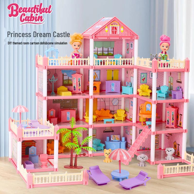 

Luminous Princess Castle DIY Playhouse for Girls