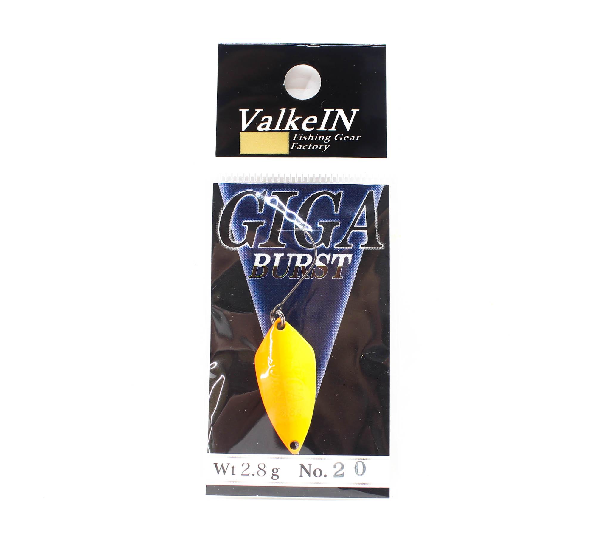 

Valkein Spoon Giga Burst 2.8 grams Sinking Lure No.20 (0215)