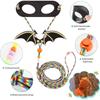 EscapeProof Adjustable Lizards Leash for Safe Outdoor Walking Comfortable Harness with Wing/Backpack Design for Reptiles