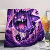 Gengar  Print Flannel Blanket, High Quality Comfortable for All Seasons, Home Decor, Warmth and Comfort