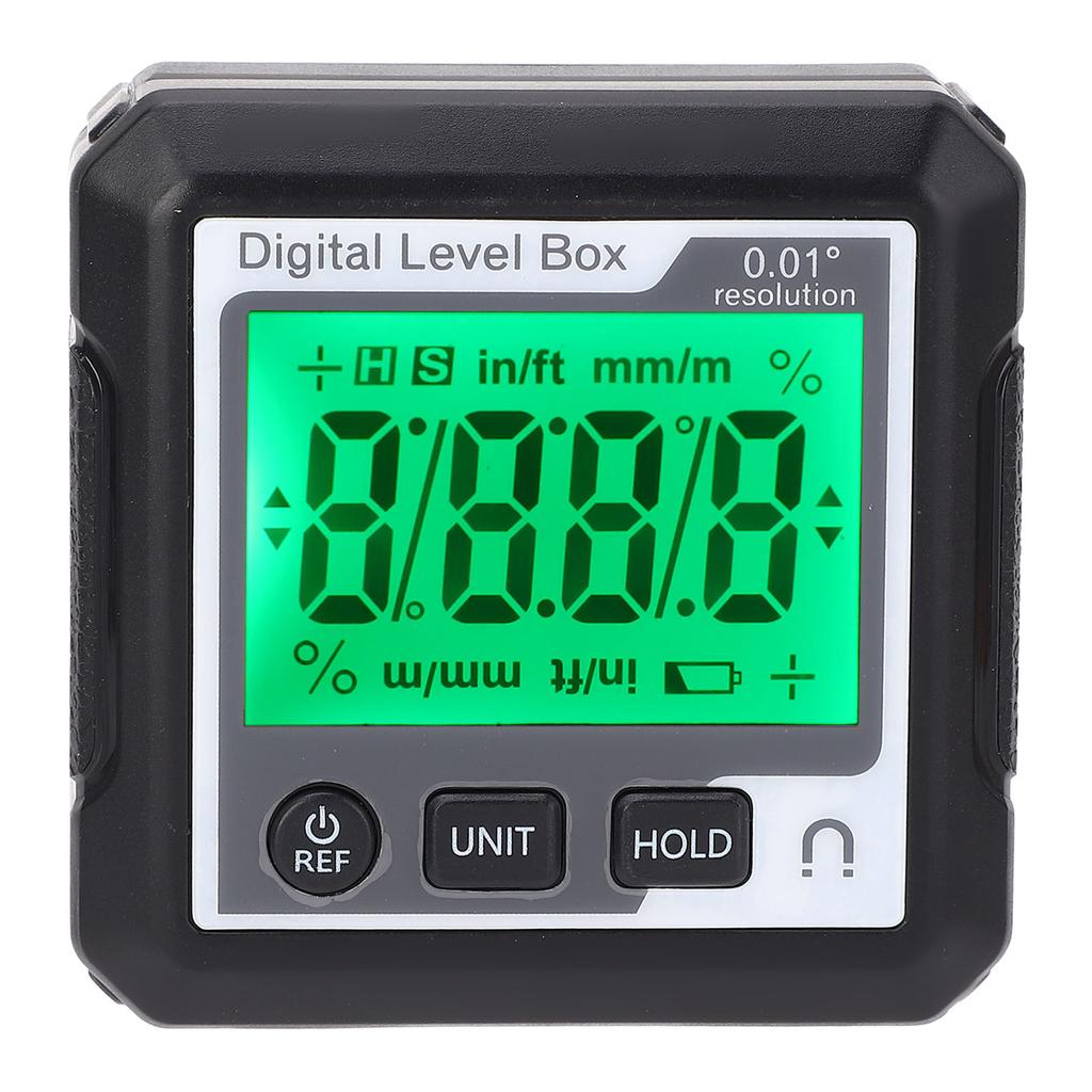 Digital Level Box with Magnet Electronic Angle Gauge Inclinometer Protractor for Wood Processing Automobile Repair