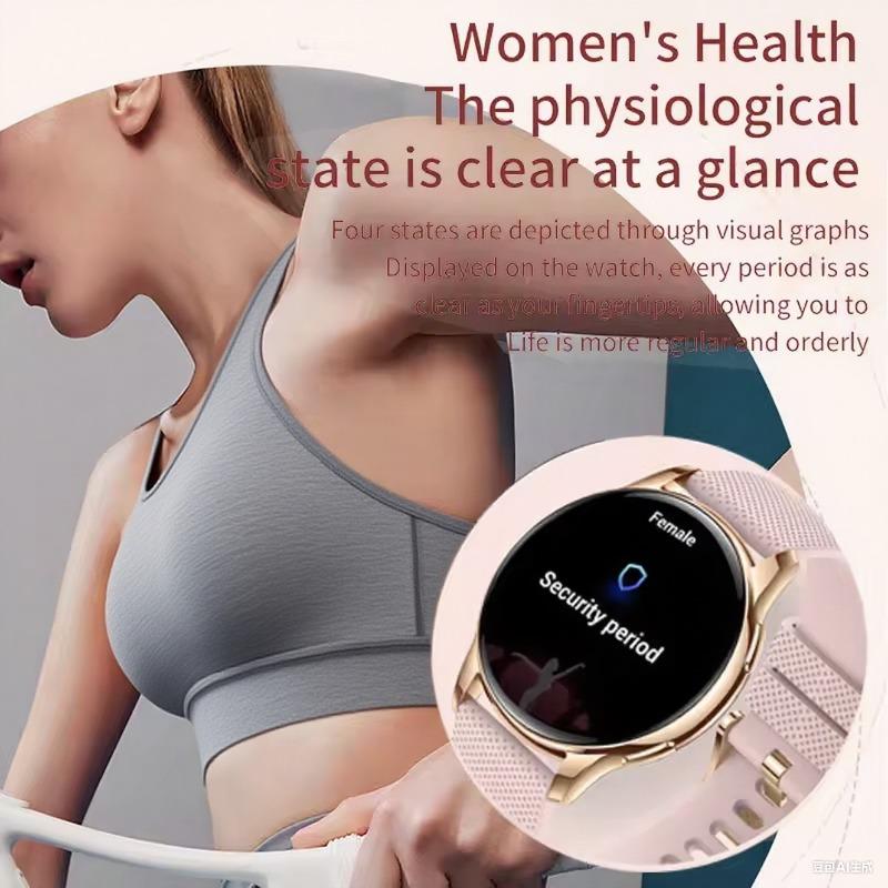 SACOSDING Smart Watches for Women(Answer/Make Call), Fitness Watch with Heart Rate/Sleep/Spo2 Monitor, Smartwatch for Android/iPhone