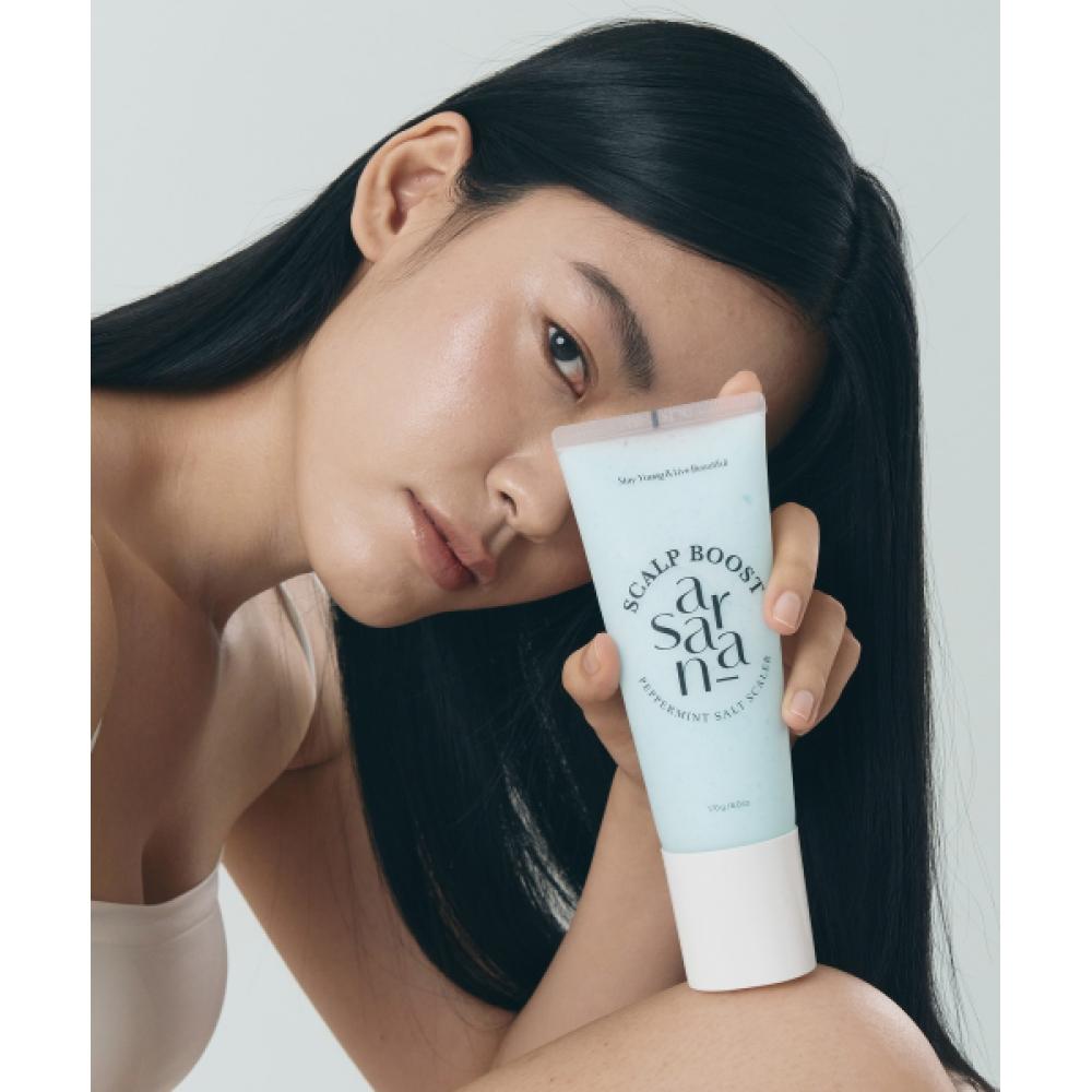 Saranara Scalp Boost Pfefferminz Salz Peeling 170g