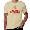 Nuova T-shirt Birra Sagres t-shirt nera t-shirt ad asciugatura rapida t-shirt nere per uomo