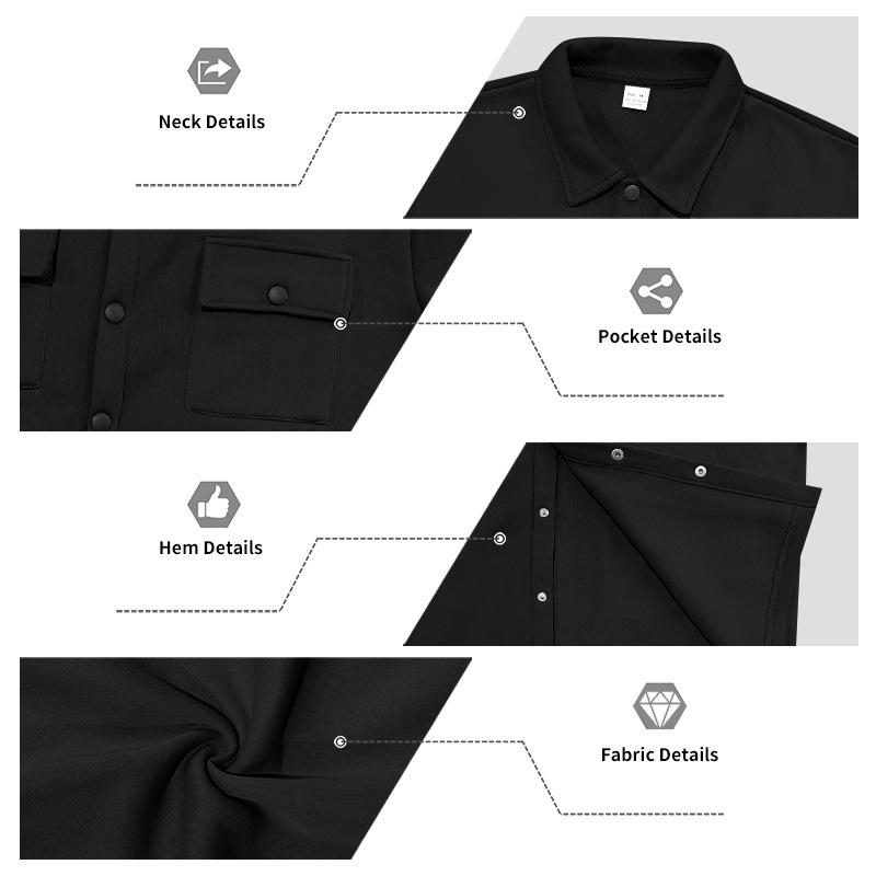 Autumn and Winter Heavyweight European and American Men's Loose and Casual Multi Pocket Plus Velvet Lapel Jacket Jacket Jacket