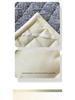 Plush Fleece-Lined Winter Mattress Pad for Dorm Beds
