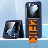 Phone Case for Samsung Galaxy Z Flip 7 FE 6 5 Flip6 Flip5 Flip4 Flip3 Ring Wrist Strap Plastic Fall Prevention Shockproof Cover