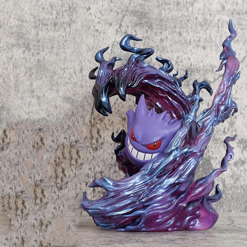 19cm Anime Gengar Battle Ver. PVC Action Figure Game Statue Collectible Model Kids Toys Doll Gifts