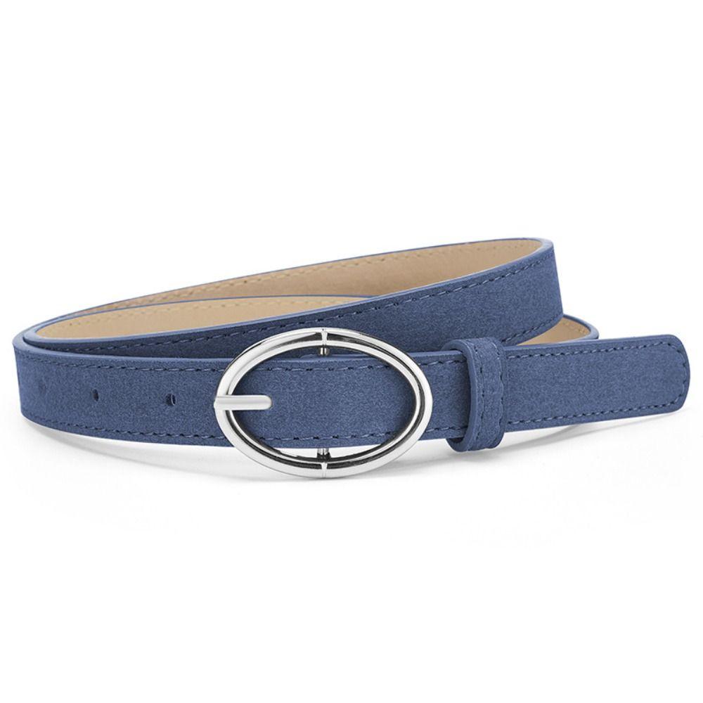 Casual Suede Leather Belt Luxury Design Waistband Trendy Business Waist Belt  For Women