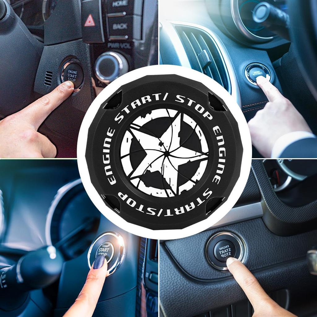 Birdusunce Push Start Button Cover, Car Start Engine Cover - Push Start Button Cover