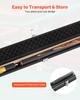 Pool Cue, 1447.8mm Jointed Snooker Cue, Snooker Cues Stick with Extension Rod & 9.5mm Leather Tip, 538g Pools Stick for Professional Pool Table, Bar,