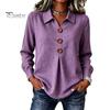 Women Button Down Shirts Shirt Blouse, Long Sleeve V Neck Loose Flowy Wrinkle Resistant Lightweight Breathable Tops Tunic Shirt, Casual Work