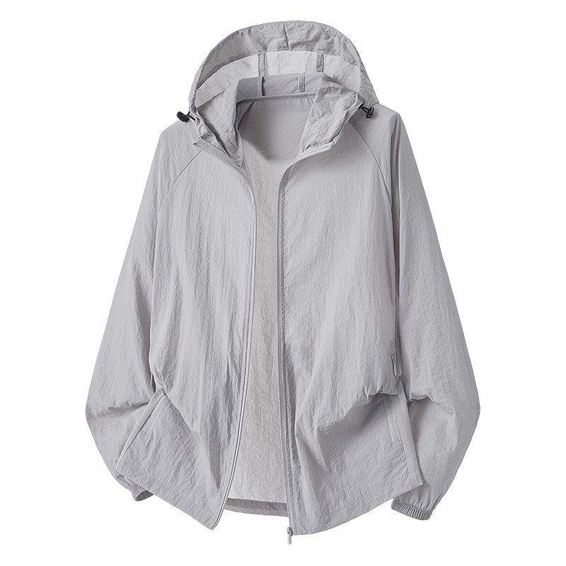 Oblečení s kapucí na ochranu proti slunci Ultratenké Prodyšné Lehké Venkovní UPF70+ košile na ochranu proti slunci