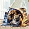 1pc animal pattern blanket, all season lightweight home office outdoor nap multifunctional blanket