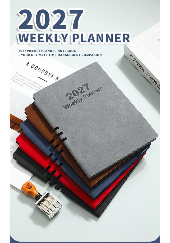 2027 Weekly English Planner: 365-Day Cross-Border Edition