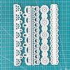 Metal Cutting Dies 5 Vintage Lace Borders Edge Embossing Stencil Die Cuts for Card Making DIY Scrapbook Album Decoration