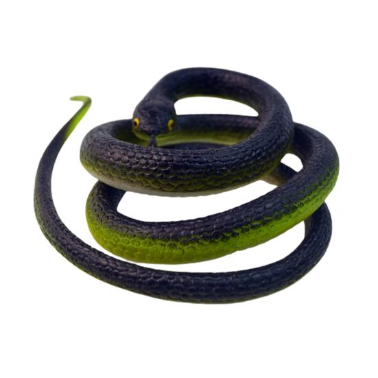 80CM Golf Snake Prank Leketøy Realistisk gummi Slange Modell Simulert Slange Erting Venner Vanskelige rekvisitter Barn Voksne Halloween Party Gag Gave