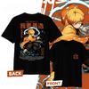 Demon Slayer Agatsuma Zenitsu Pure Cotton T-shirt for 2026 Summer Men's and Women's Fashion Casual Cosplay Short Sleeved T-shirt