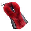 Solid Color Sleeveless Jacket Women's Faux Leather Vest Open Front Moto Biker Simple Women Gilet with Fur Collar Fall Winter Thick Outerwear
