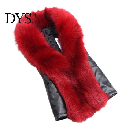 Solid Color Sleeveless Jacket Women's Faux Leather Vest Open Front Moto Biker Simple Women Gilet with Fur Collar Fall Winter Thick Outerwear