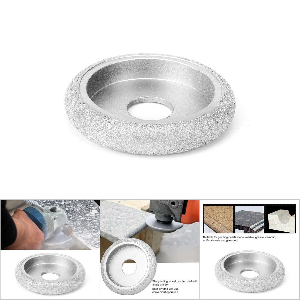 7.3cm Brazed Diamond Grinding Wheel Rome Abrasive Wheel for Stone Ceramic Glass1.5cm