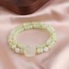 New Chinese Bracelet, Natural Grape Stone, Fresh Crystal Bracelet, Chalcedony Cat Claw, Peach Blossom, Lying On the Cat Live Broadcast, Explosive 