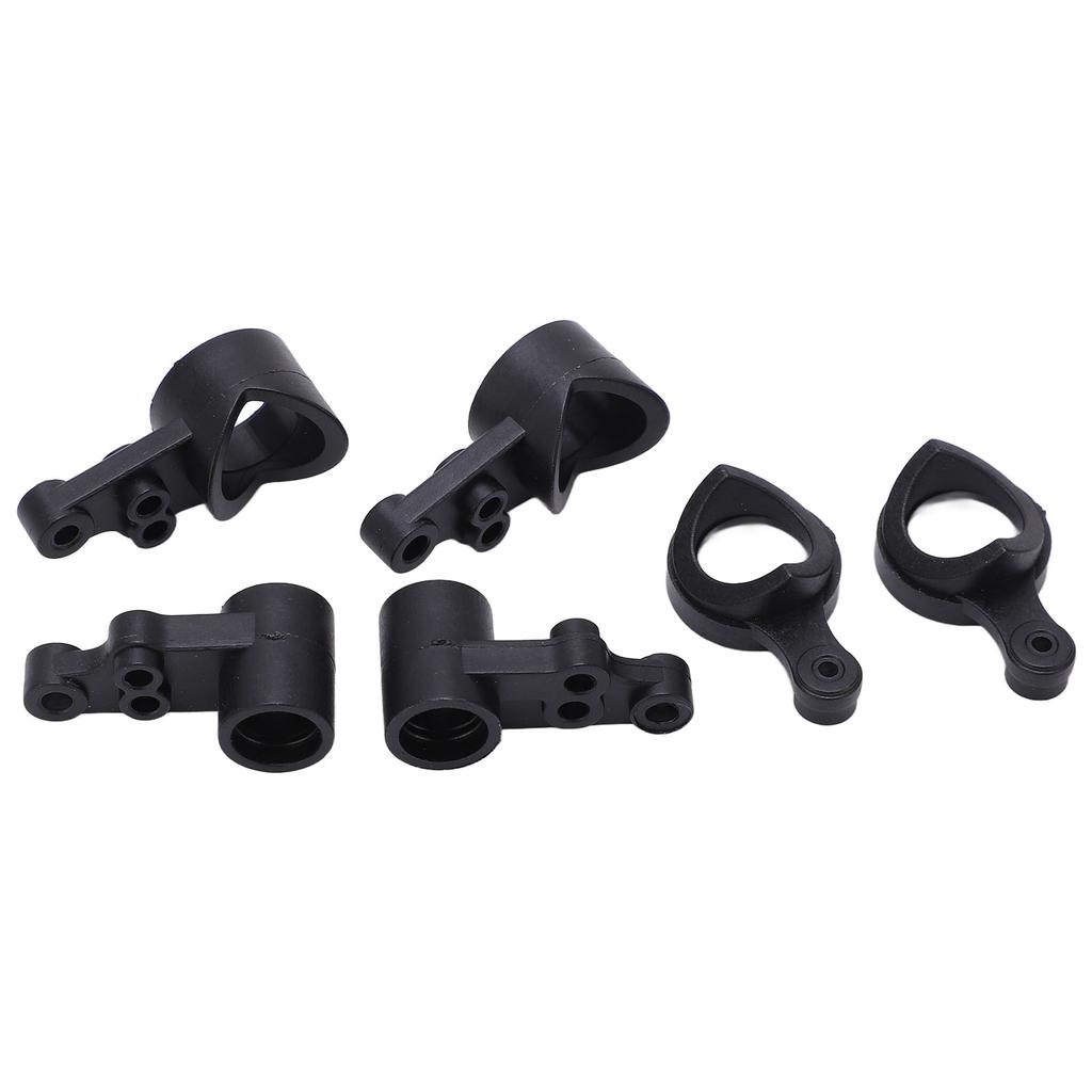 2 Sets RC Steering Knuckle Kit Black Plastic for WLtoys 144001 144010 114 RC Car Model