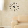 Chic 3d Mirror Luxury Modern Diy Large Wall Clock Home Office Decor For Contemporary Spaces