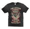 Mens I Am A Veteran T-shirt USA Patriotic Shirt Father's Day Patriotic Shirts
