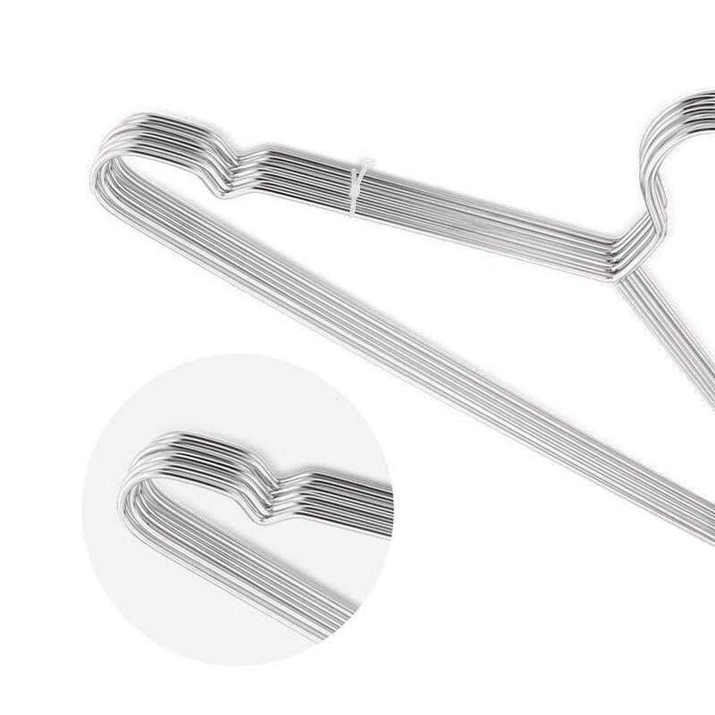 Ouyin Stainless Steel Hangers (10-Pack, 45cm)