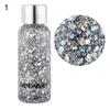 HANDAIYAn Třpytivé Flitry Nehty Vlasy Tělo Obličej Krém Gel Make-up Párty Dekorace