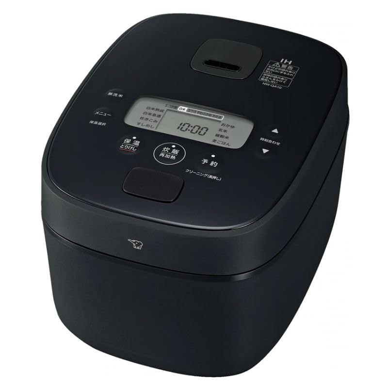 

Zojirushi Rice Cooker IH Rice Cooker 5.5 Cups Super Cook Black NW-QA10-BA