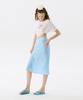 Jun Jun Space Midi Flare Skirt_Light Blue