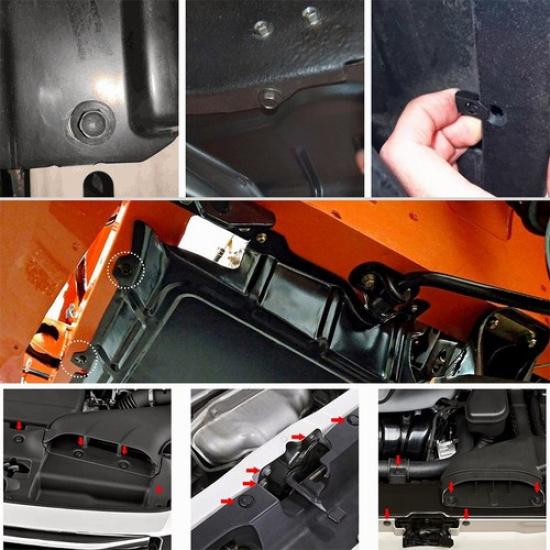 For 1964-1993 Ford Windshield & Rear Window Trim Molding Clips-- 40 clips I