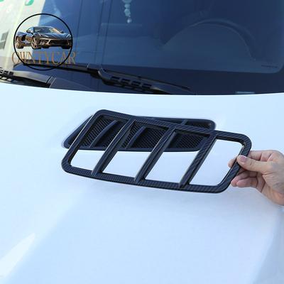 Autocollant Garniture Sortie d'Air Capot Avant Voiture Couvercle Chrome ABS Pour Mercedes Benz ML GL GLE W166 Coupé C29 Accessoires Voiture