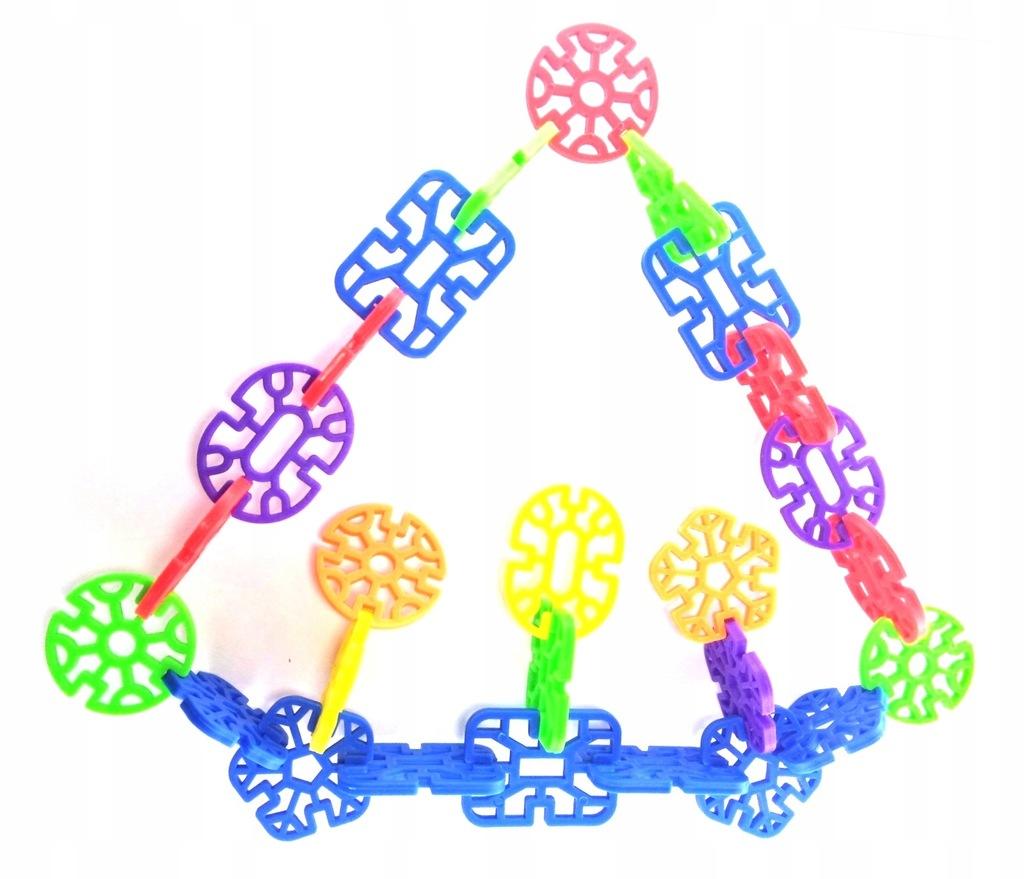 Creative Colorful Snowball Construction Blocks Set 82 Pieces For Children